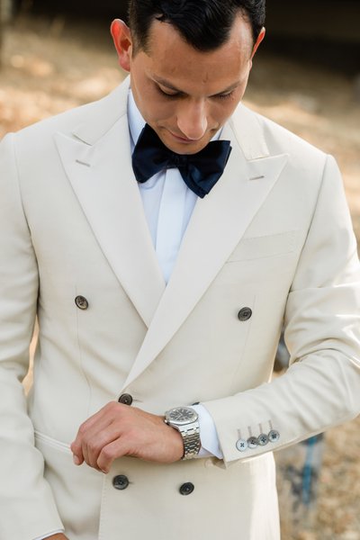 Luxury Same-Sex Wedding Montage Healdsburg Groom