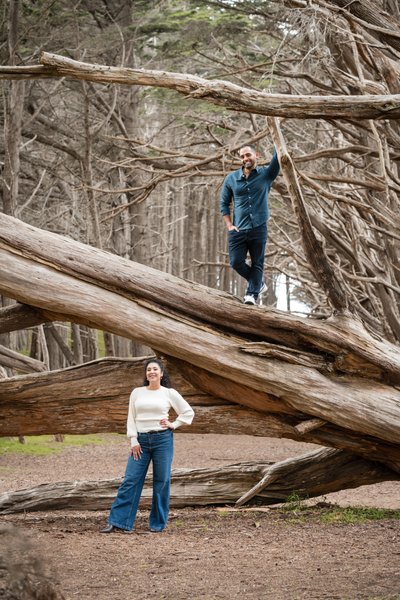Romantic Engagement Session Half Moon Bay