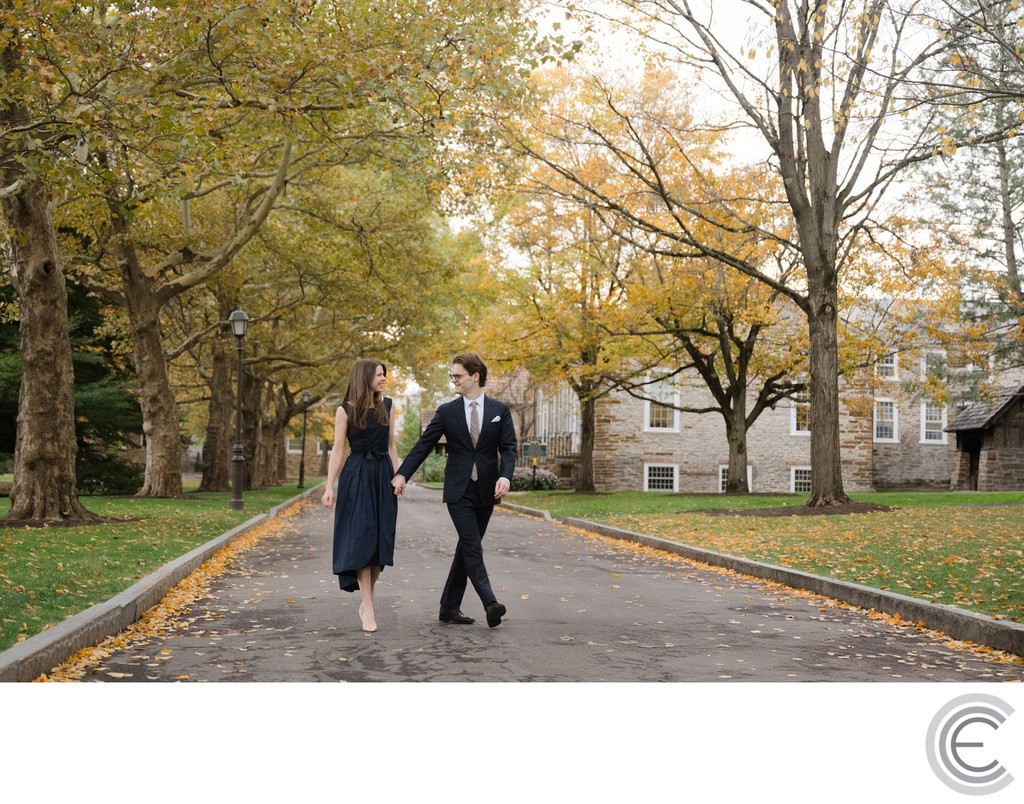 Adirondack autumn engagement session
