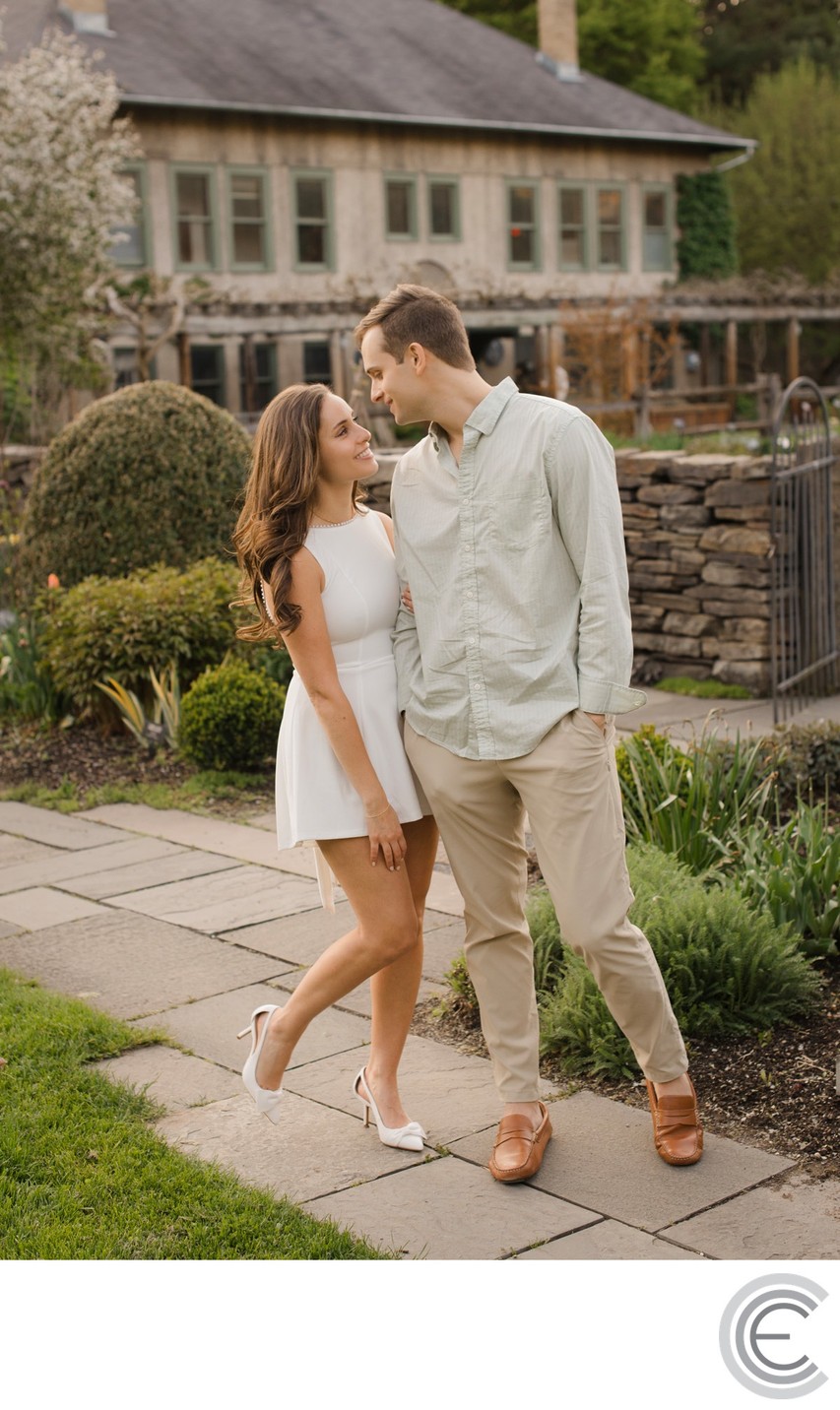Cornell Botanic Gardens Engagement Photos