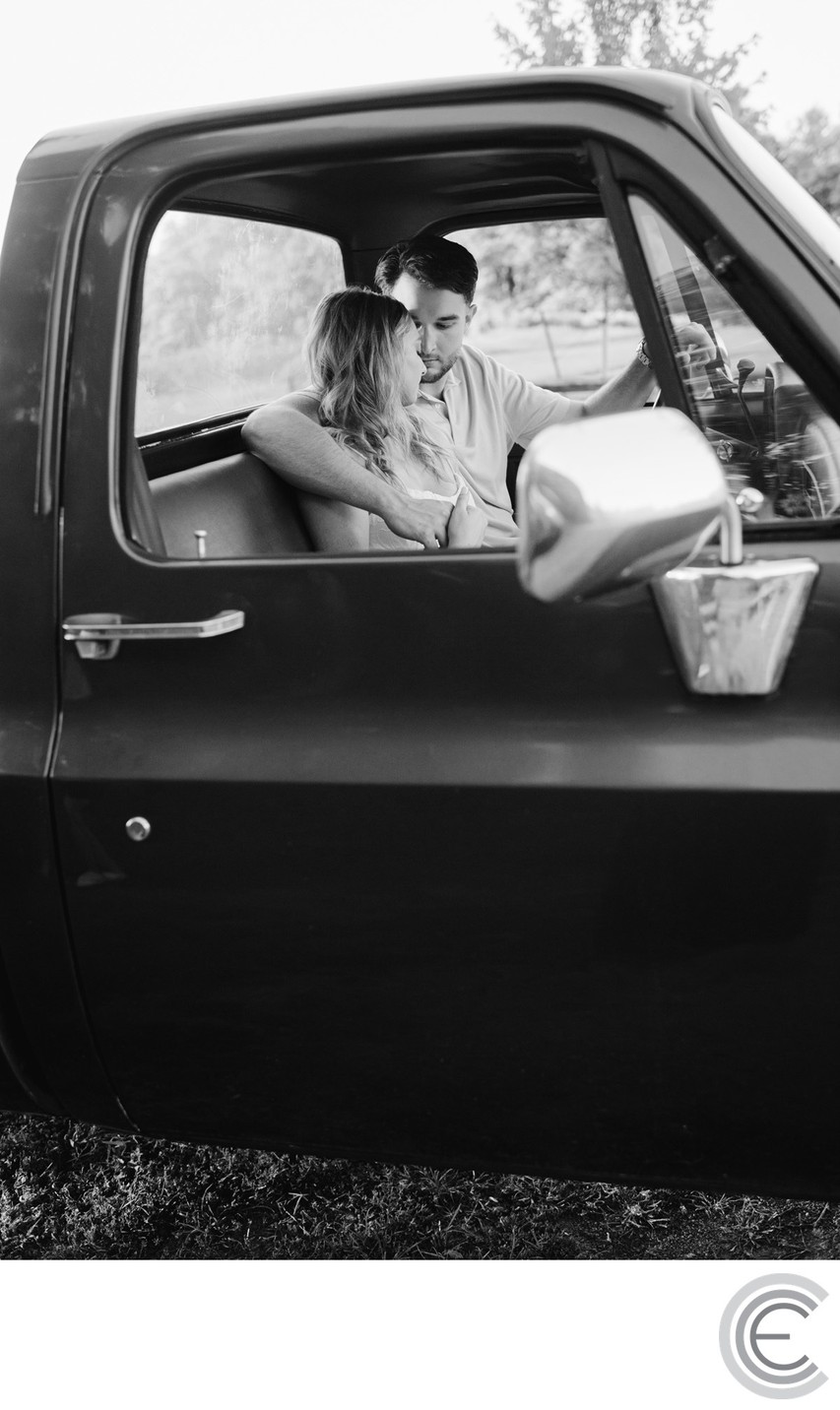 Adirondack autumn engagement session