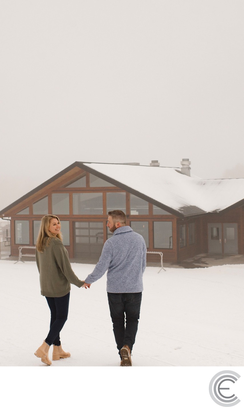 Woods Valley Ski Resort Engagement Session