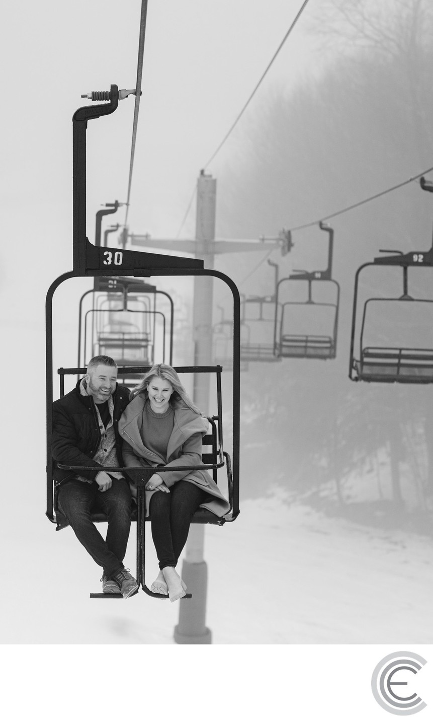 Woods Valley Ski Resort Engagement Session