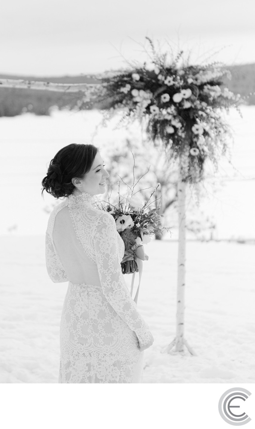 Schroon Lake Winter Wedding
