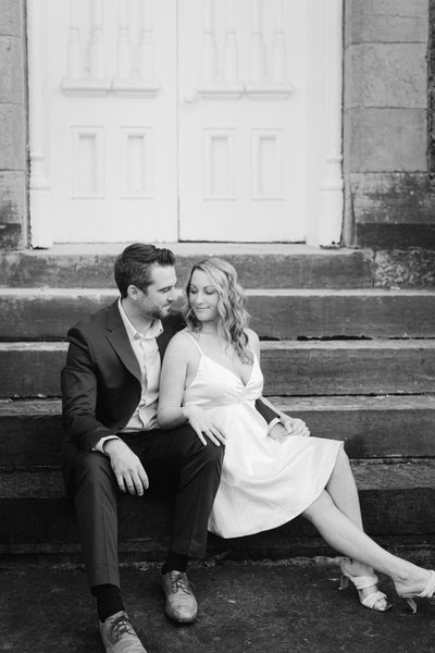 Adirondack autumn engagement session