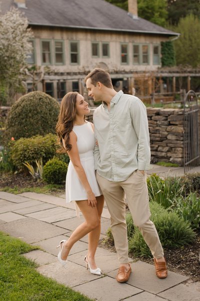 Cornell Botanic Gardens Engagement Photos