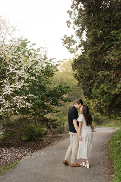 Cornell Botanic Gardens Engagement Photos