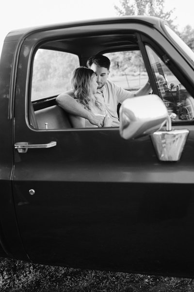 Adirondack autumn engagement session