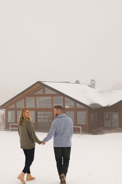 Woods Valley Ski Resort Engagement Session