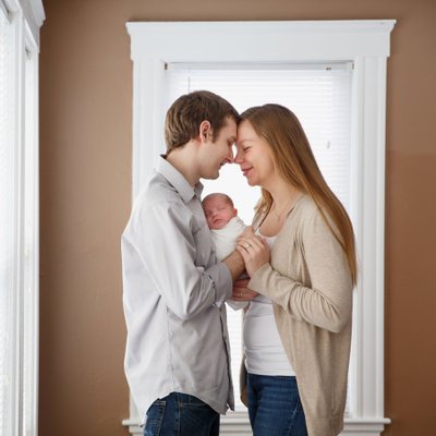 Newborn Pictures in Your House