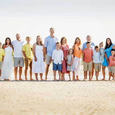 Family Reunion Photos on the beach