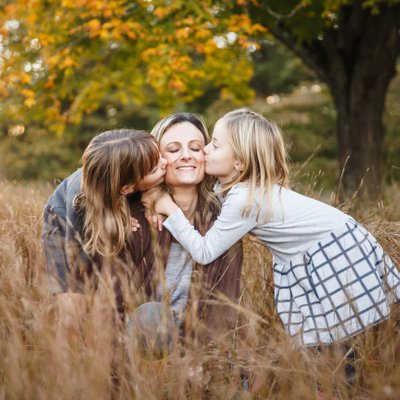 Portrait of Mom and Daughters