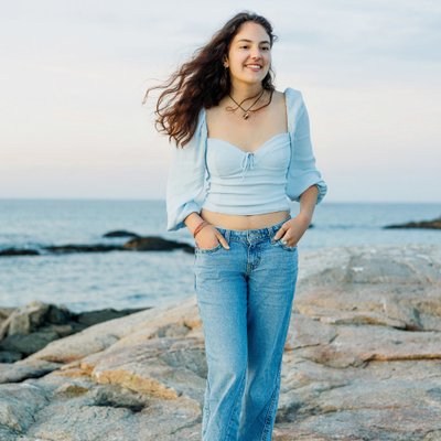 Beach senior photos around boston area