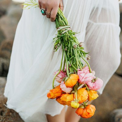bringing in flowers