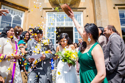 Registry Wedding Confetti Photographer