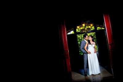 Couple Portraits after registry wedding