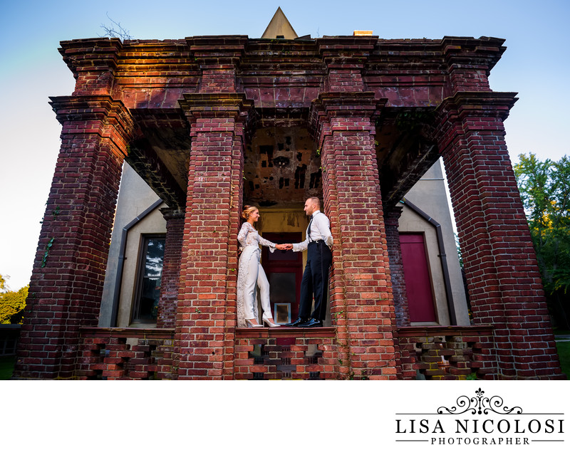 Bride and Groom Portraits at Coindre Hall 