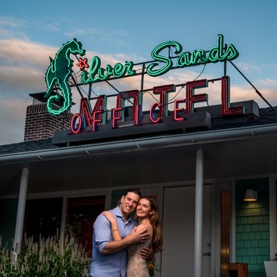 Greenport Engagement at Silver Sands Motel