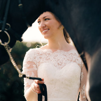fotograaf groningen paard op bruiloft