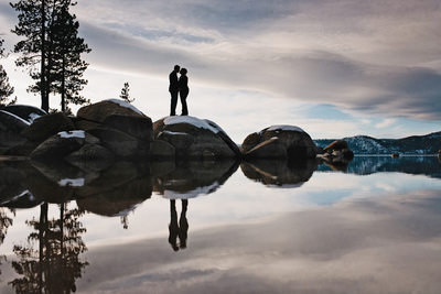 Lake Tahoe Engagement Photos