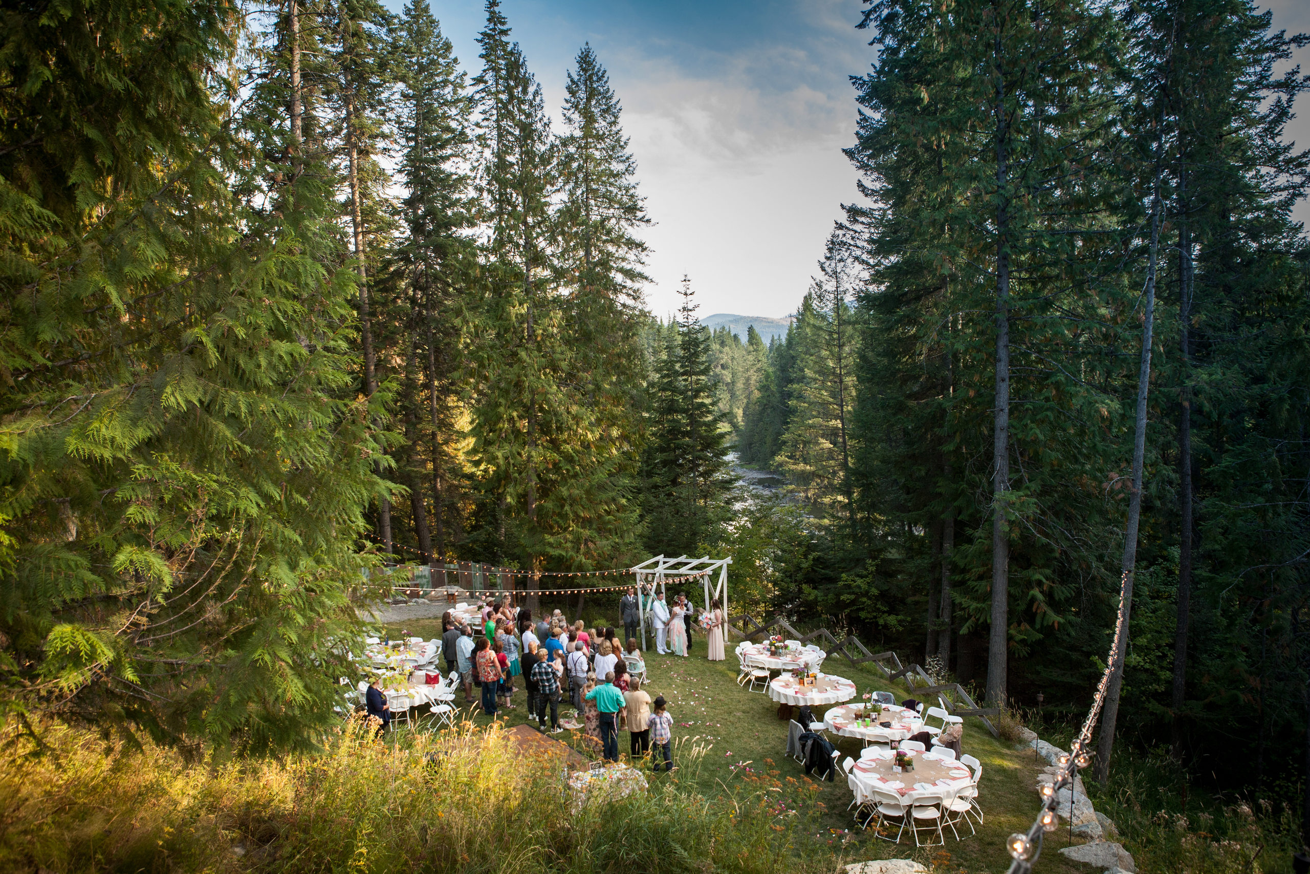 Outdoor Bohemian Rustic | Cedar River Wedding Venue - Cedar River ...