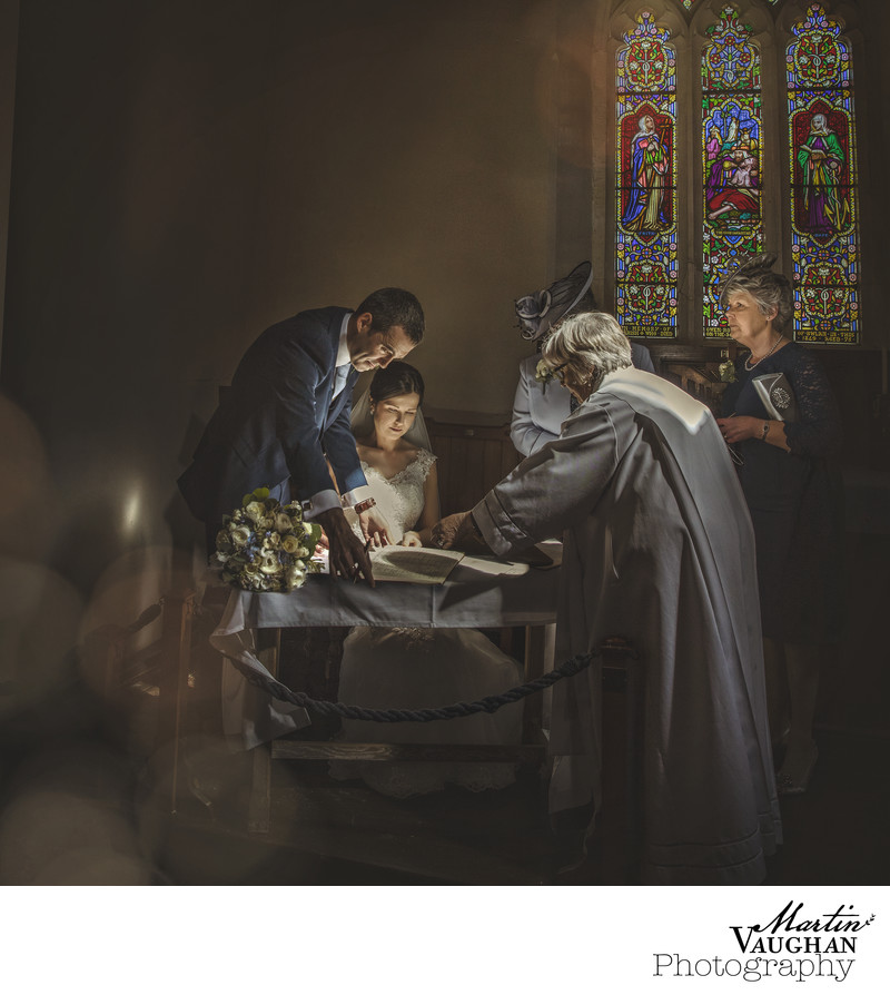 Signing the register master shot by Martin Vaughan Photography