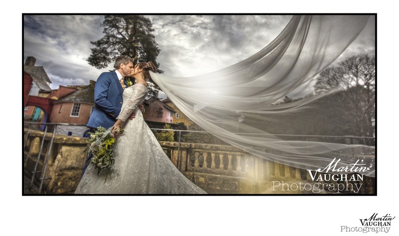 Portmeirion iconic wedding photography