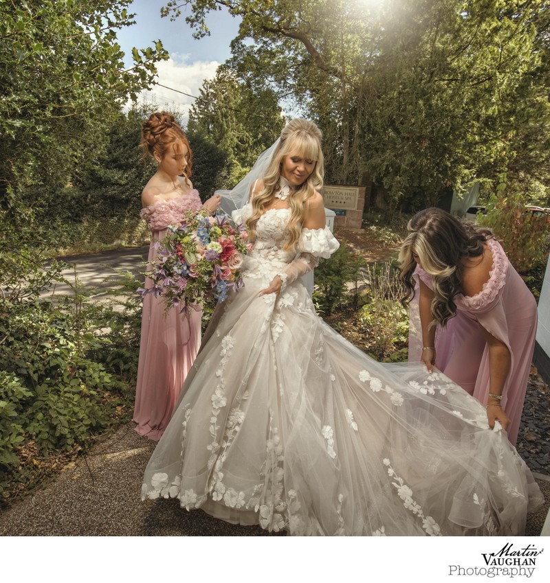 Nunsmere Hall wedding of Sharron and David