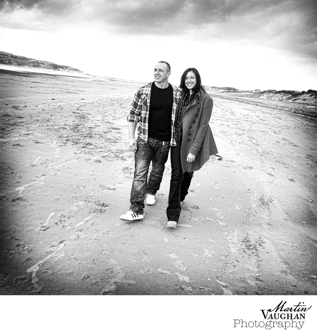 Scott and Jess engagement shoot inc Conwy North Wales