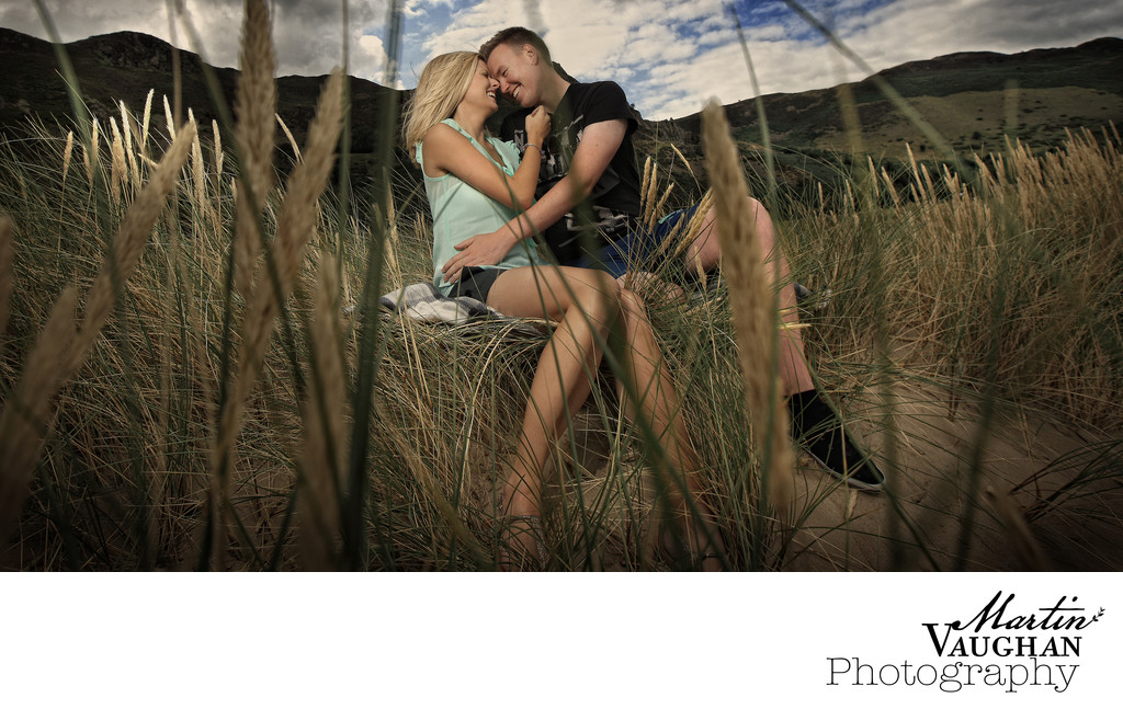 Beach Engagement shoot in Conwy