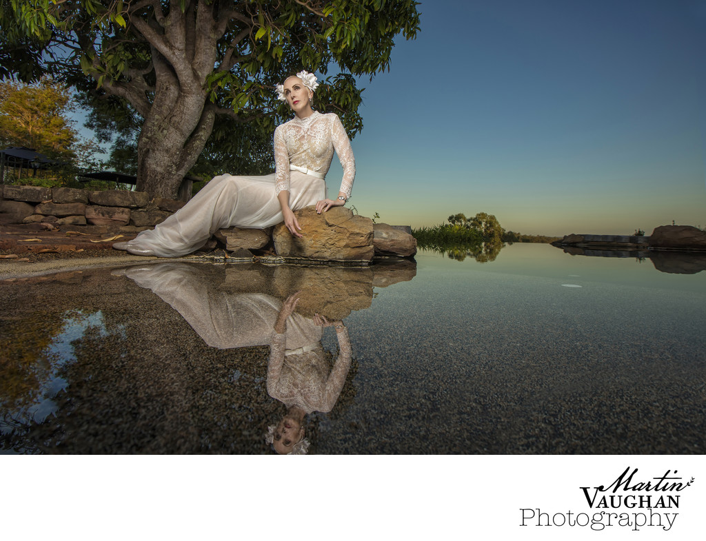 Beautiful mermaid bride Martinvaughanphotography