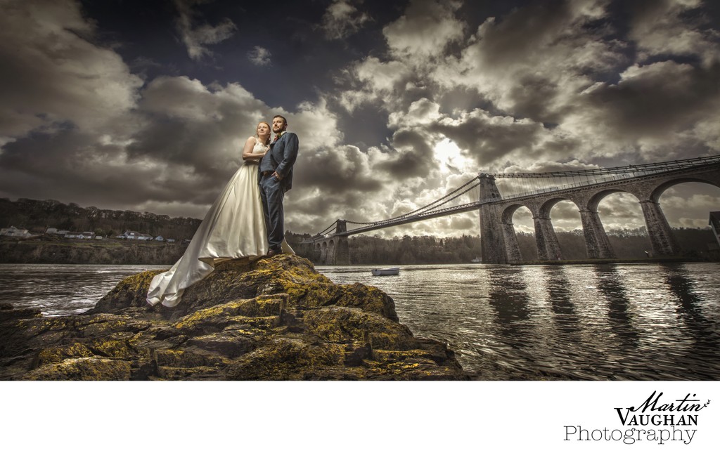 Menai Bridge Hen Blas wedding photographer