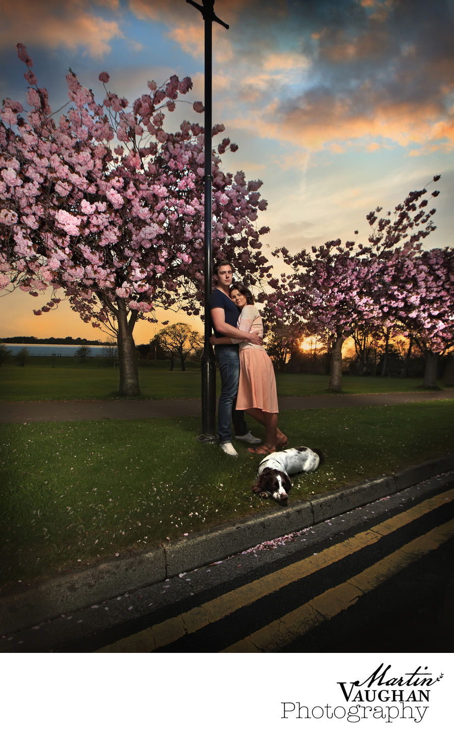 Martin Vaughan engagement shoot in Colwyn bay