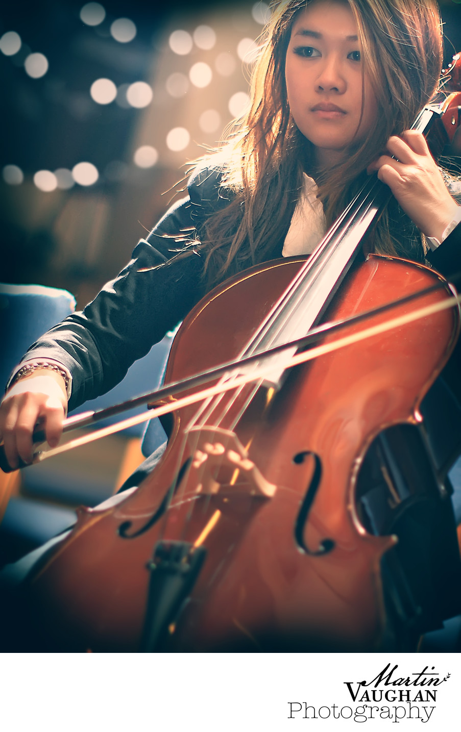 Rydal Penrhos School photographs of cellist 