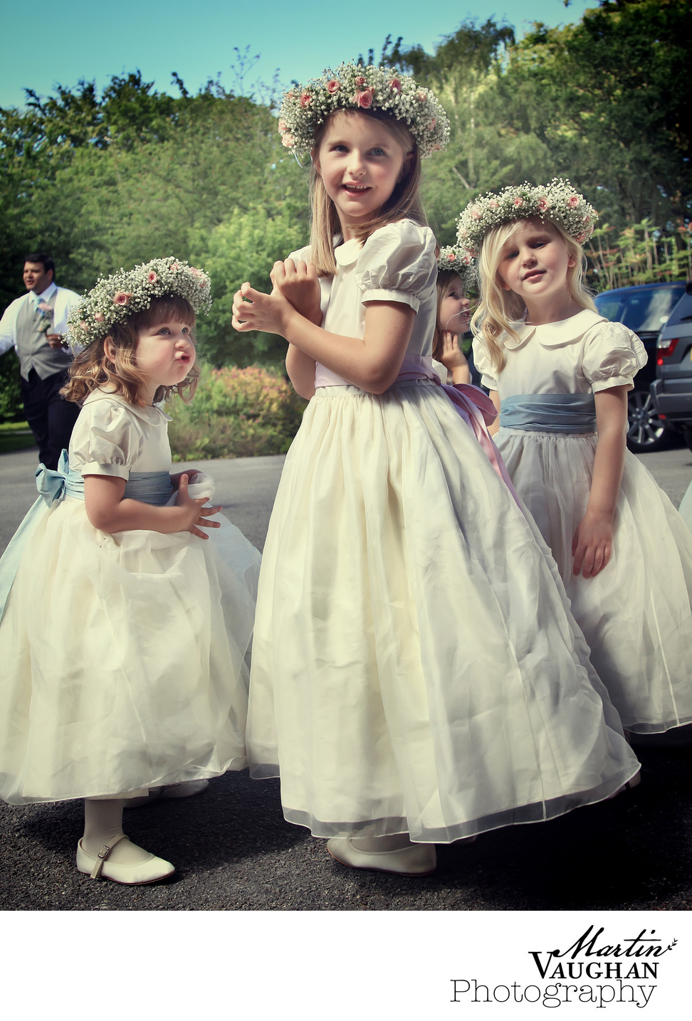 Beautiful bridesmaids North Wales photographer