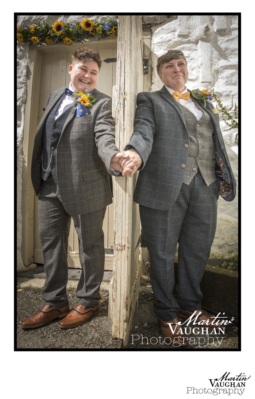 Hafod Farm, Conwy Valley wedding of Emma and Hannah