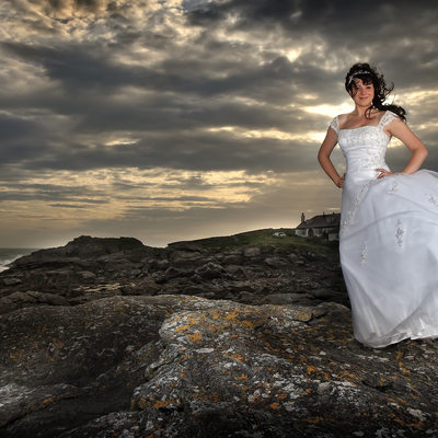 Treaddur Bay wedding photography Anglesey