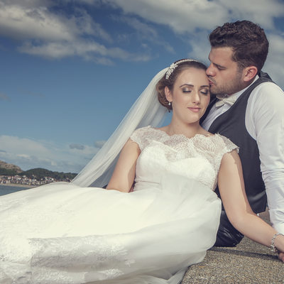 Most romantic wedding photographer Llandudno North Wales