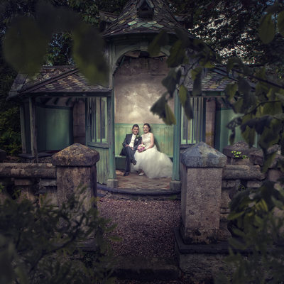 stylish wedding photography at Chateau Rhianfa Anglesey