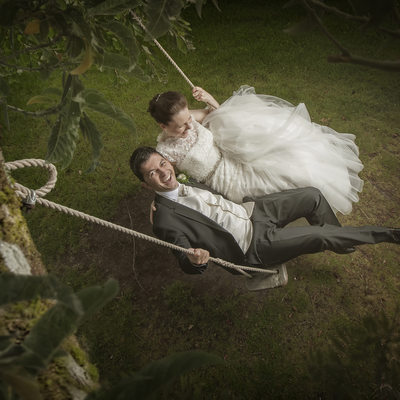 Quirky romantic Chateau Rhianfa wedding photos Anglesey