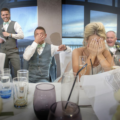 Best wedding speeches photographer North Wales