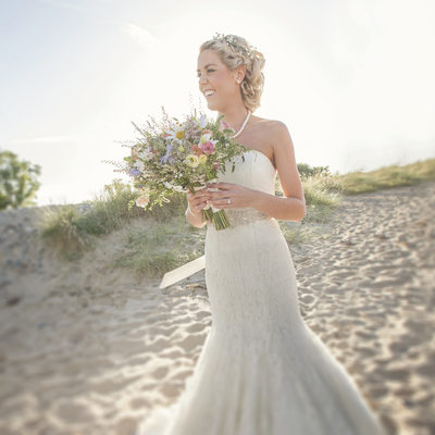 Best beach wedding photographer North Wales