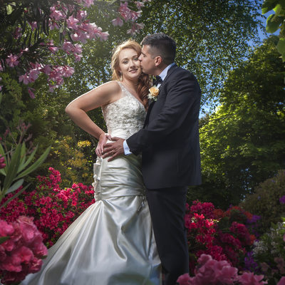 Caer Rhun Hall grounds wedding photography Conwy