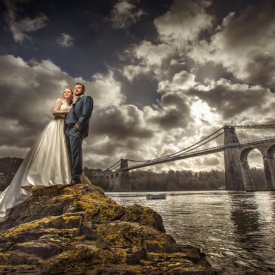 Menai Bridge Hen Blas wedding photographer