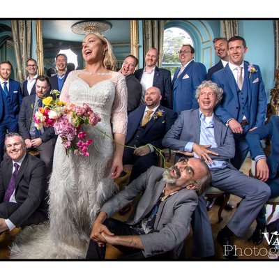 In the mirror room at Portmeirion