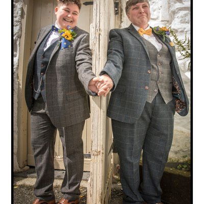 Hafod Farm, Conwy Valley wedding of Emma and Hannah