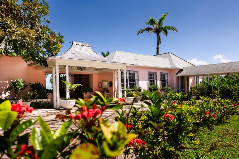 Pimento Hill House grounds Jamaica private villa