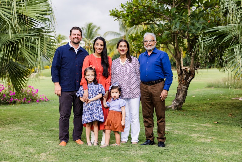 Anjali family three generations Tryall Club Jamaica