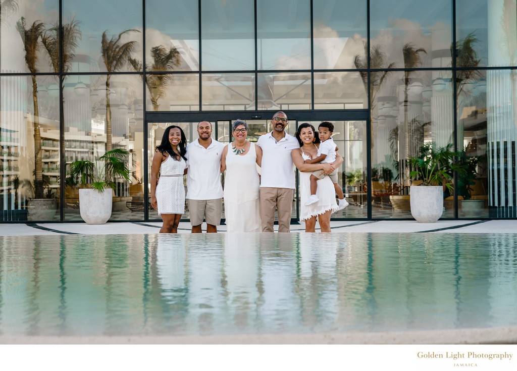 Family photos Ocean Coral Spring Jamaica
