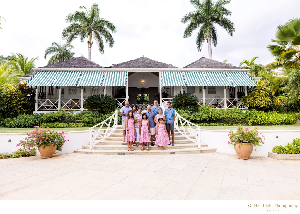 Family portrait — Round Hill Resort, Jamaica